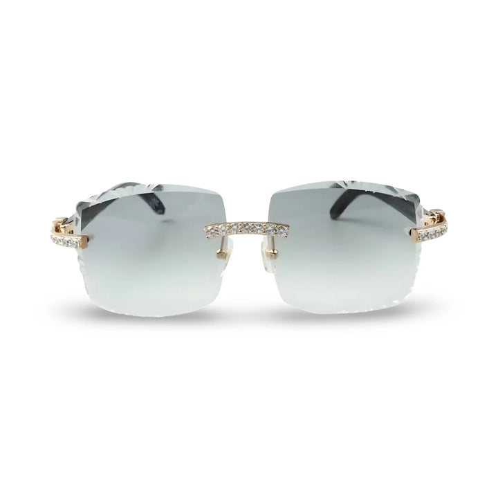 925 Moissanite Rimless sunglasse