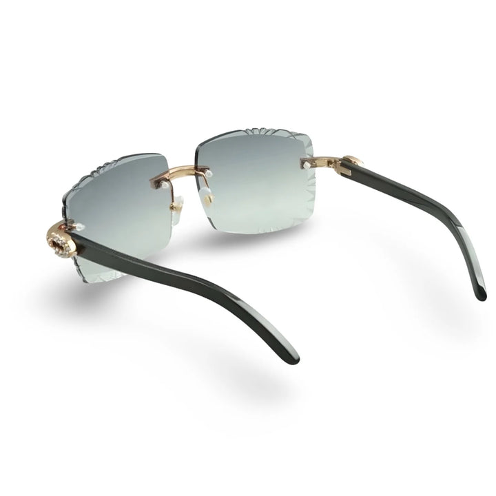 925 Moissanite Rimless sunglasse