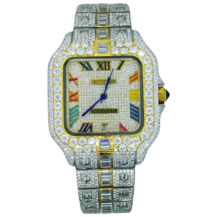 HI Two Tone Moissanite Watch