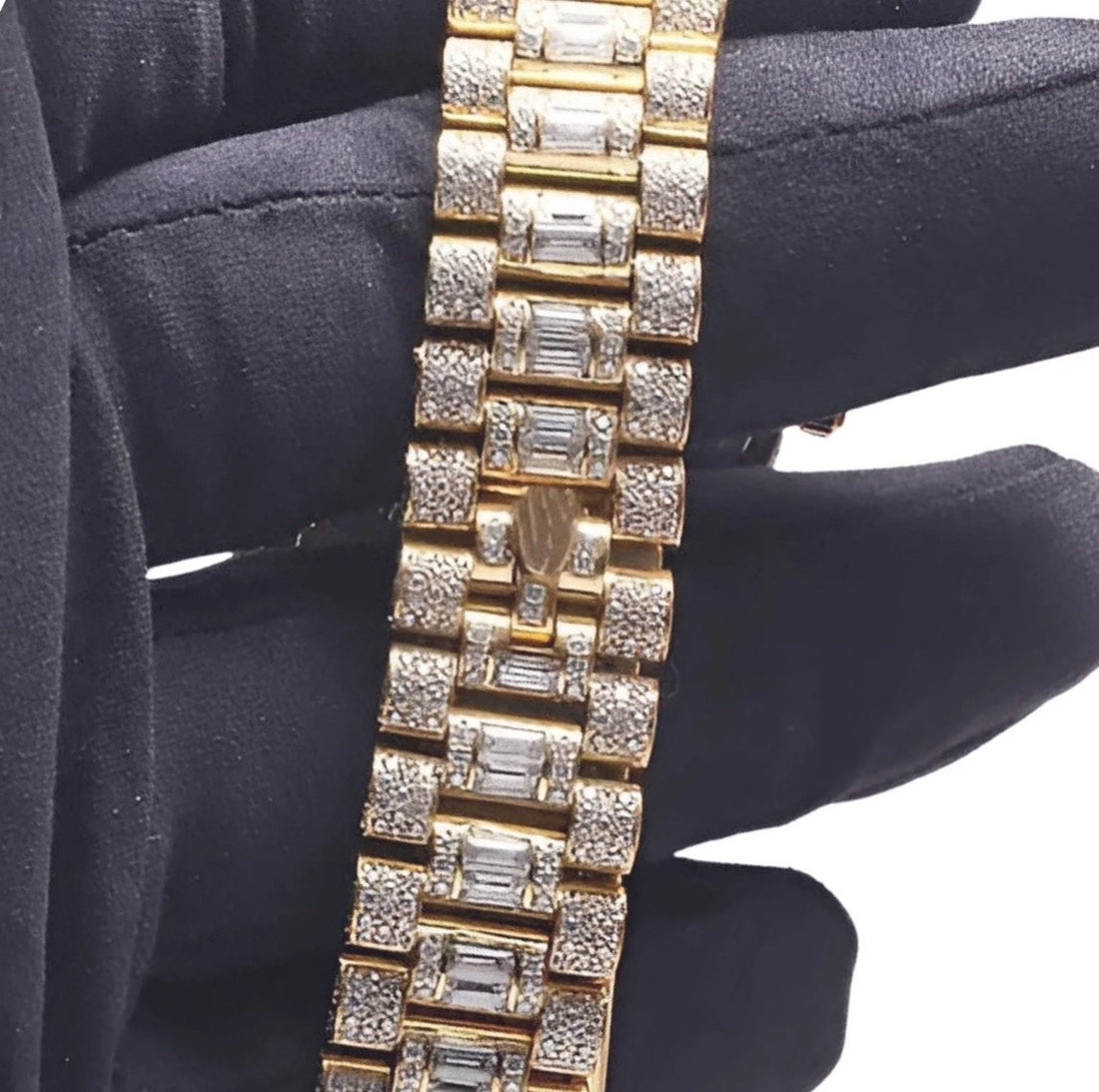 HI Rolex Day-Date Moissanite Watch
