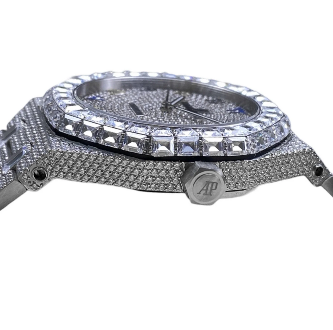 HI Arabic Numeral Moissanite Watch