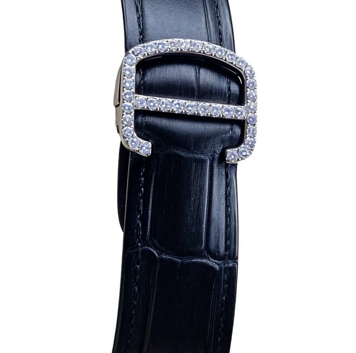 HI Cartier Skeleton Moissanite Watch