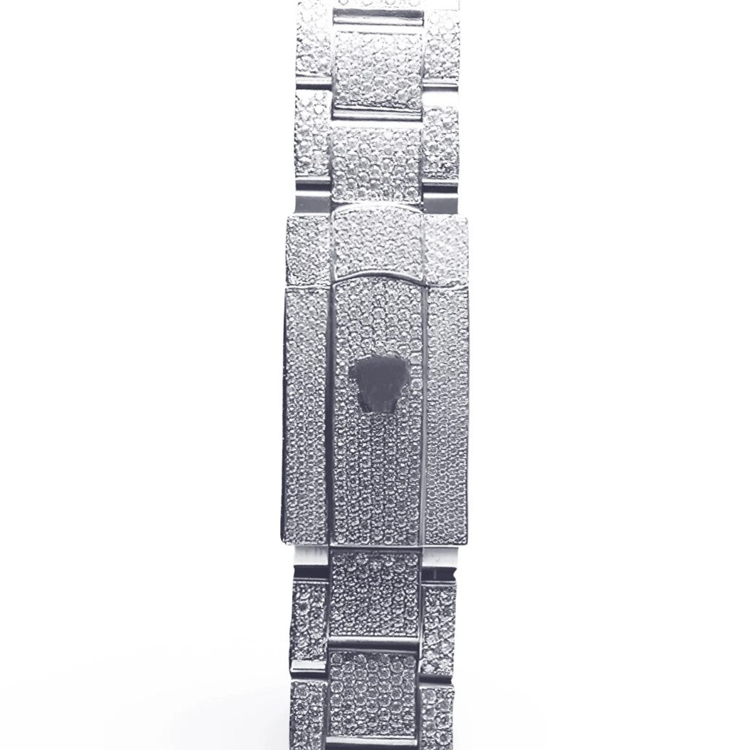 HI Rolex Datejust Roman Numeral dial Moissanite Watch