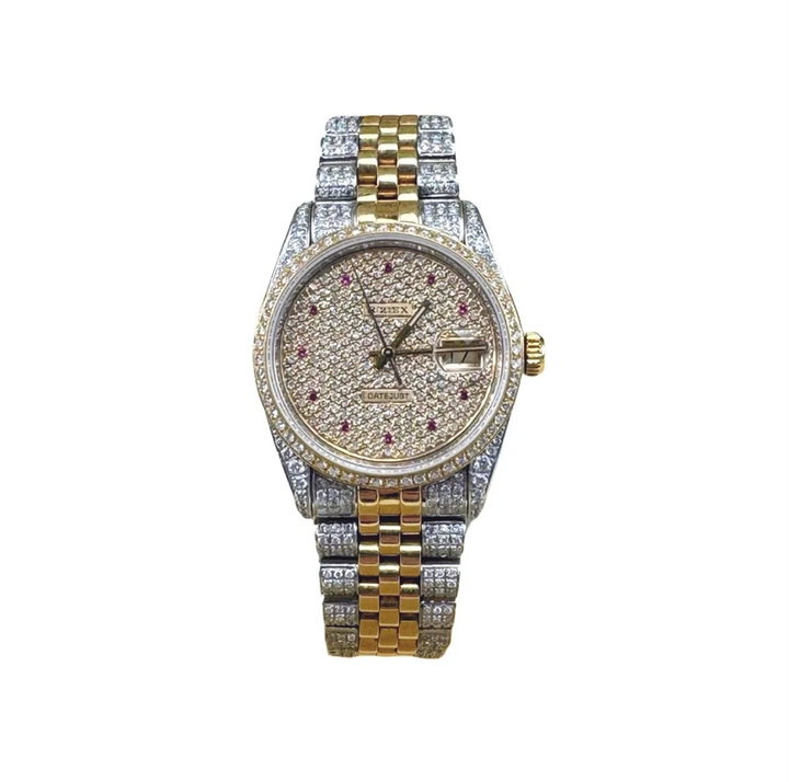 HI Rolex Datejust Moissanite Watch