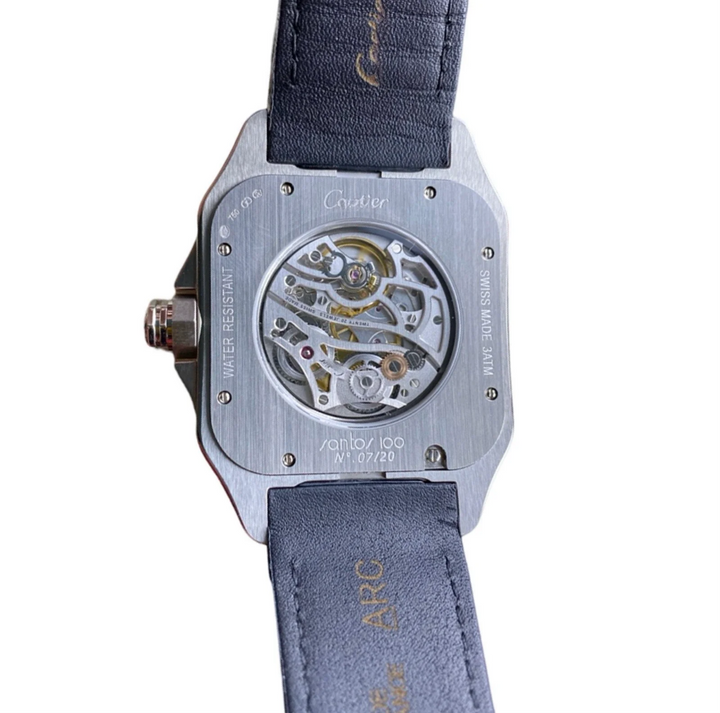 HI Santos Falcon Triple Moissanite Watch