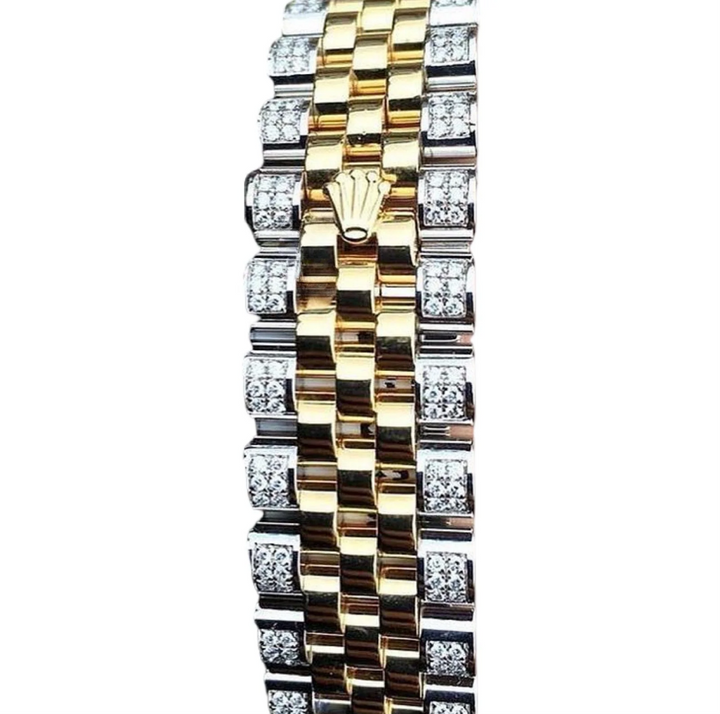 HI Rolex Datejust Moissanite Watch