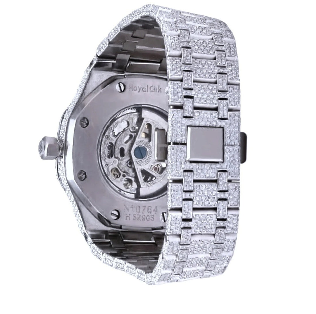HI Skeleton Moissanite Watch