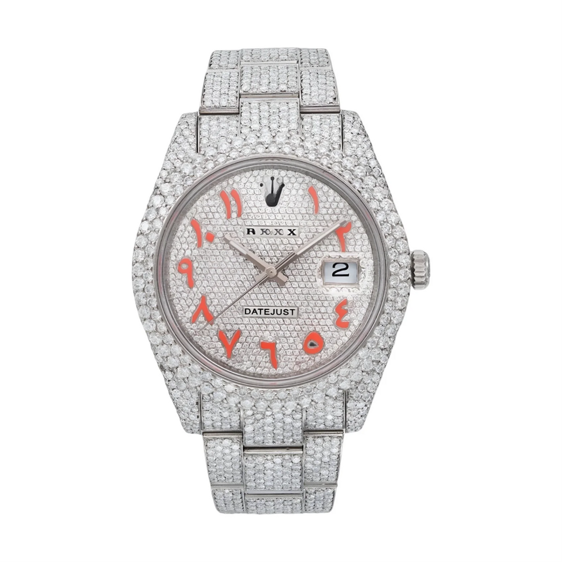 HI Rolex Datejust Moissanite Watch