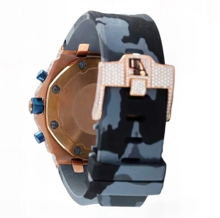 HI Skeleton Dial Offshore Moissanite Watch