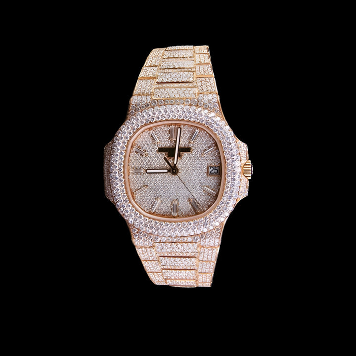 PP Moissanite Watch Semi ETA