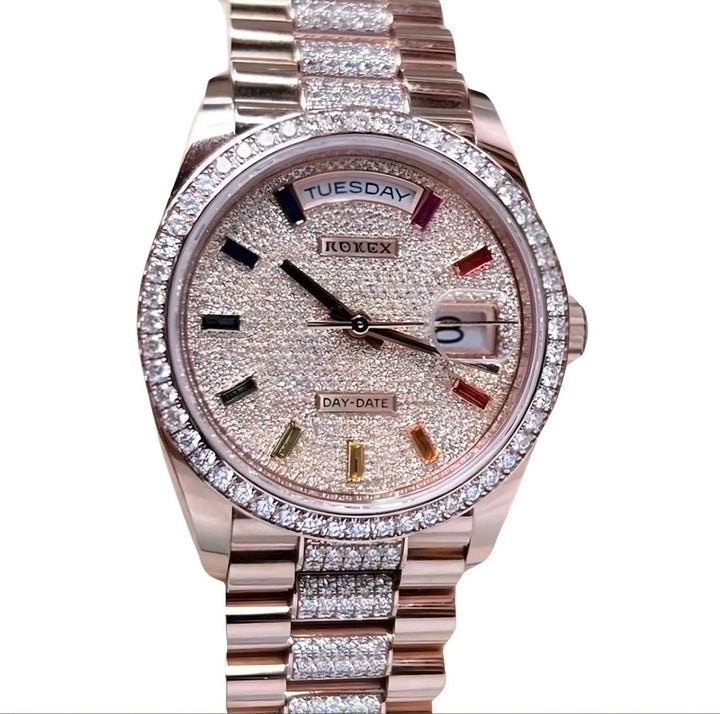 HI Day-Date Moissanite Diamond Watch