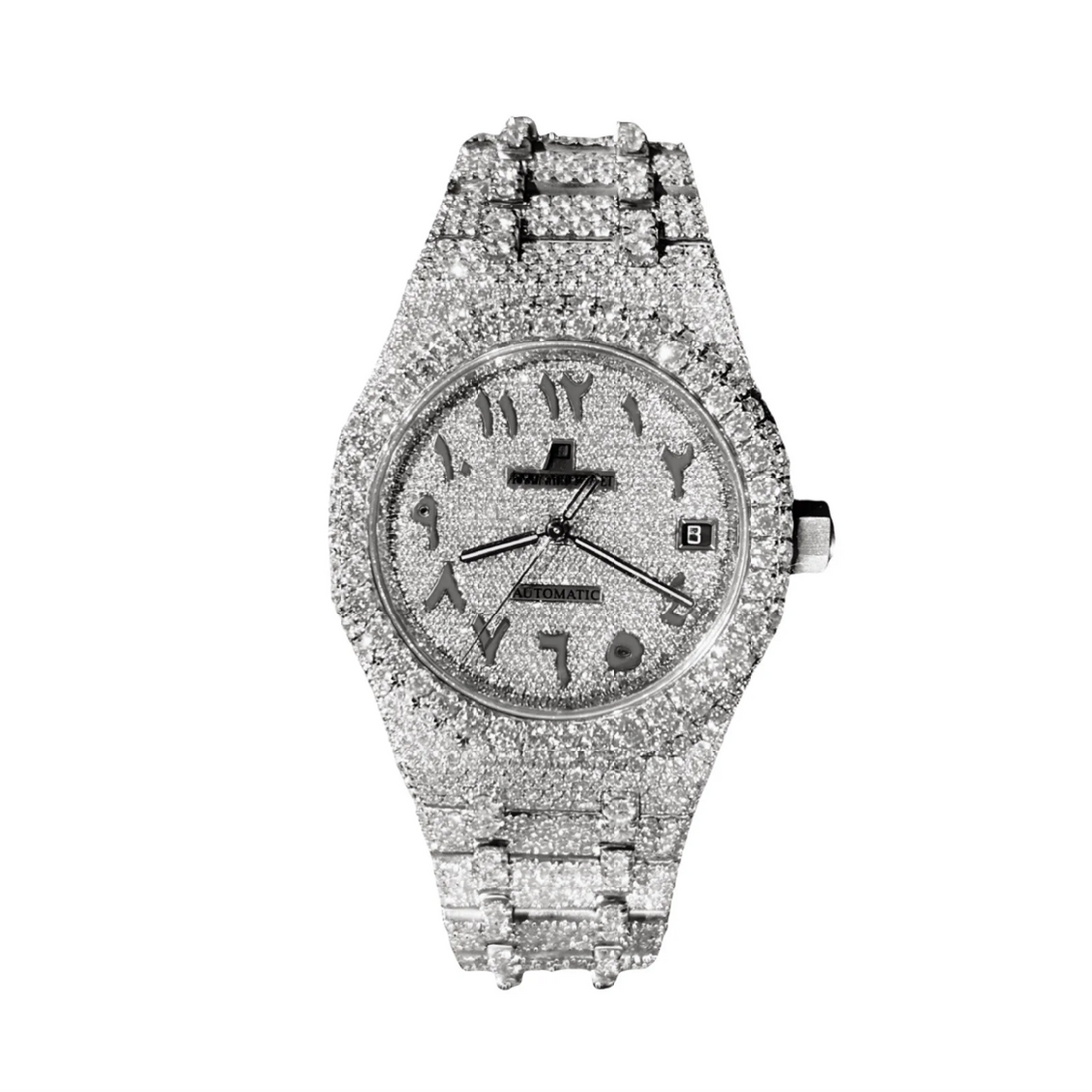 HI Arebic Dial Moissanite Watch