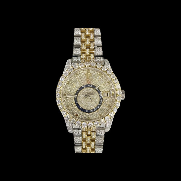 Rolex Moissanite Watch