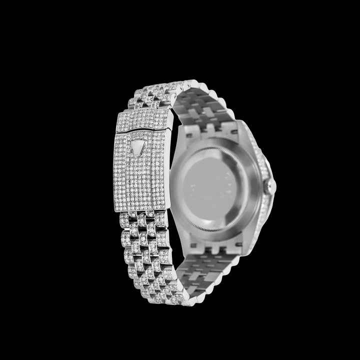 Datejust Roman Numeral Moissanite Watch