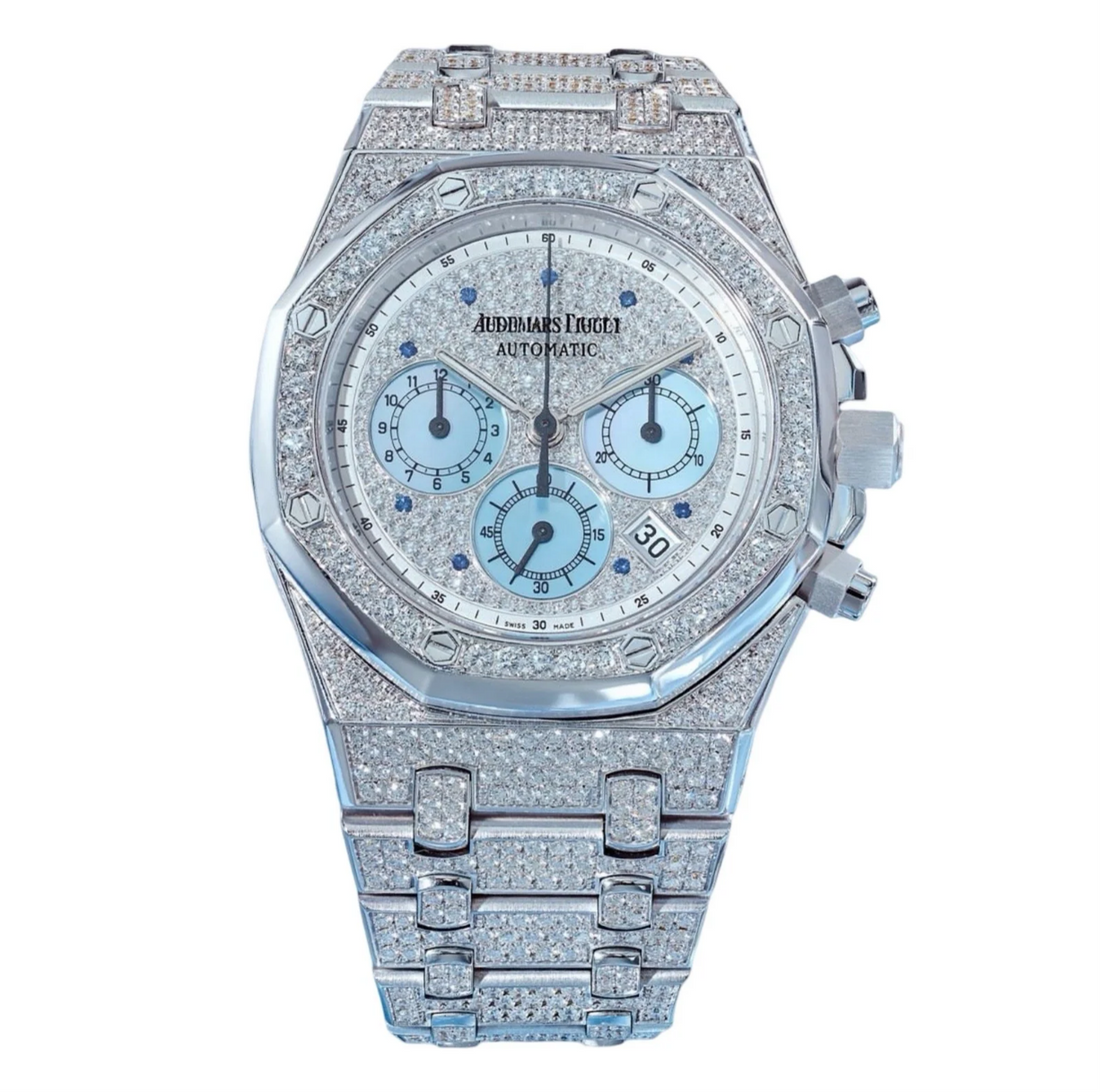 HI Ap Chrono Moissanite Watch