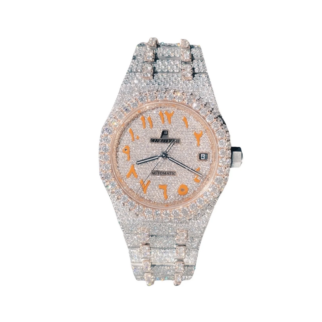 HI Arabic Numeral Moissanite Watch