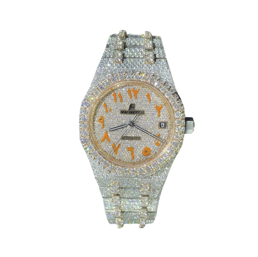 HI Arabic Numeral Moissanite Watch