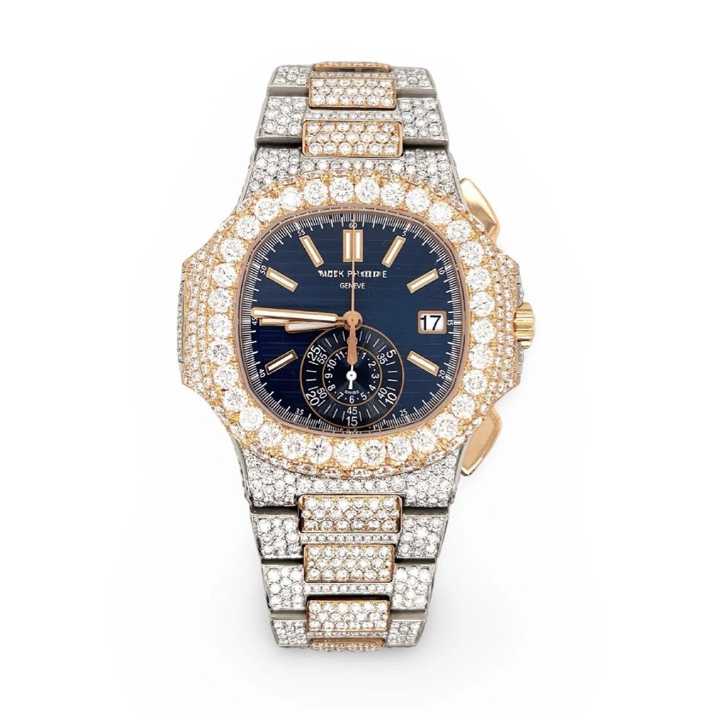 HI Two Tone Moissanite Diamond Watch