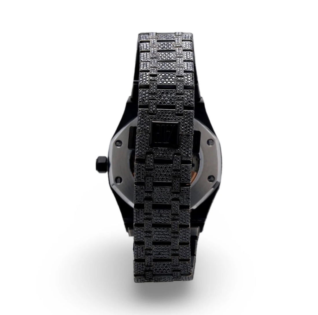 HI Black Moissanite Watch