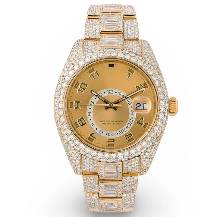 HI Rolex Moissanite Watch