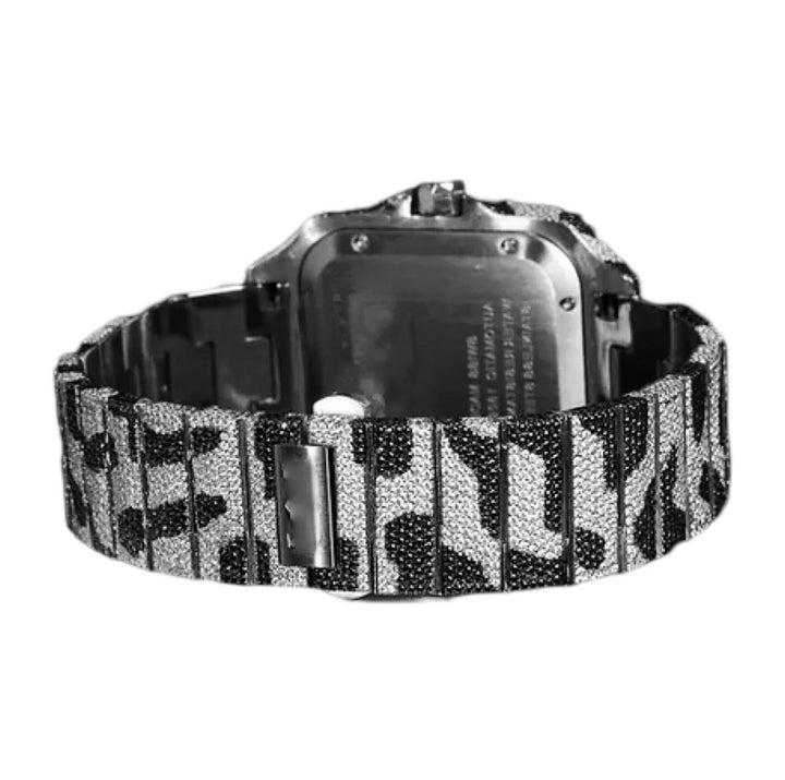 HI Moissanite Watch Black And White
