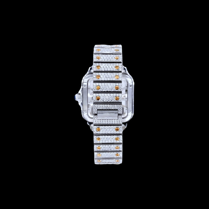 Cartier Arabic Numeral Moissanite Watch