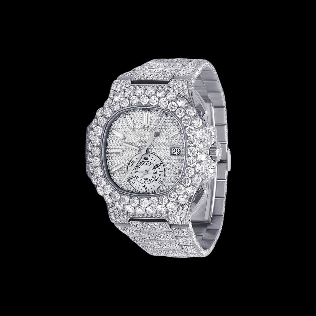 PP Moissanite Watch Semi ETA