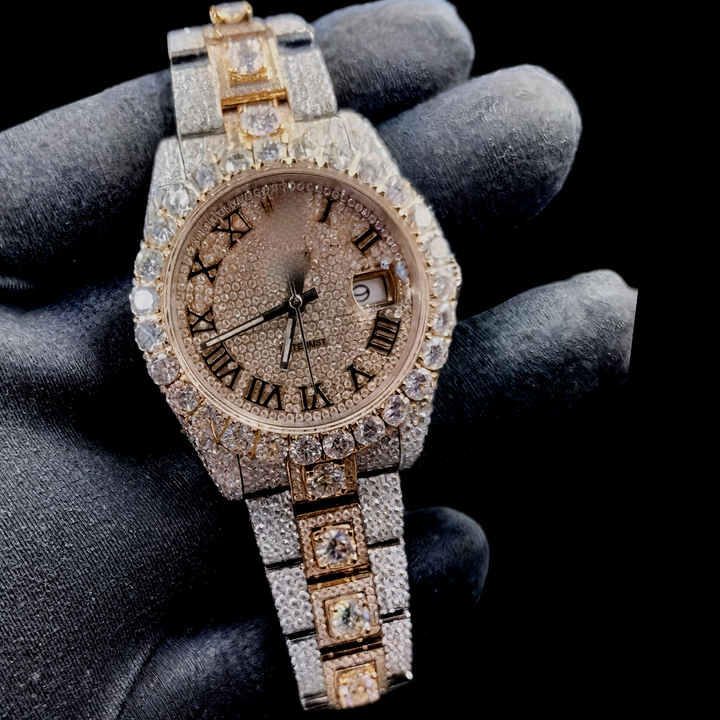 Rolex Moissanite Watch