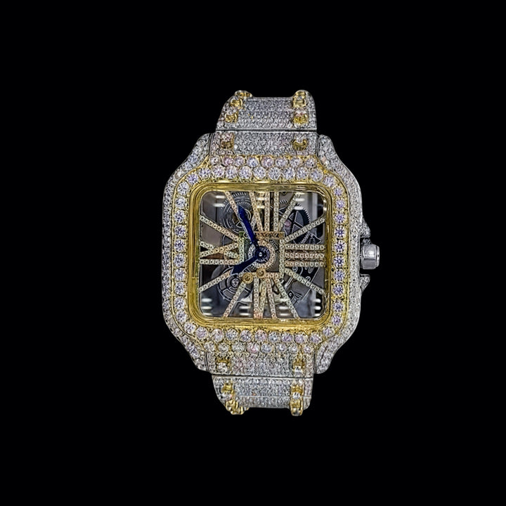 Skeleton Moissanite Watch